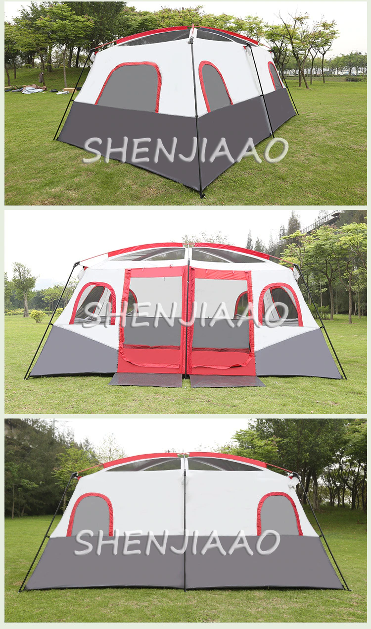 Cheap Goat Tents Outdoor Camping Tent With One Bedroom And One Living Room Single Layer Tent Is Waterproof And Can Accommodate More Than 8 People Tents 